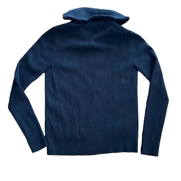 Ralph Lauren Equestrian Silk Wool Cardigan Sweater Shawl Collar Equestrian Mediu - Picture 2 of 4